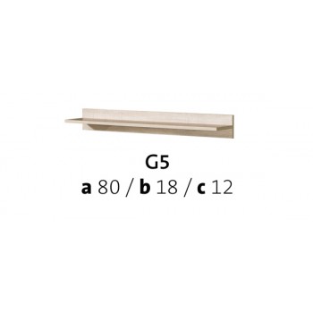 Gumi G5 półka wisząca szer.80 cm Dolmar