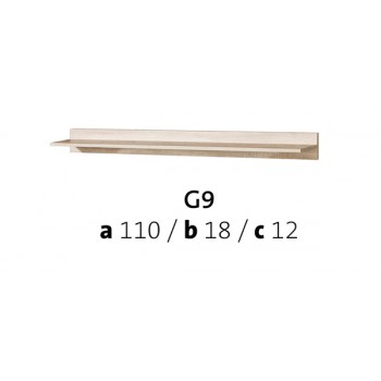 Gumi G9 półka wisząca szer.110 cm Dolmar