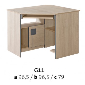 Gumi G11 biurko narożne 96,5x96,5 cm Dolmar