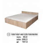 Meble Soneo 2 - łóżko Soneo S13 Stolmex z pojemnikiem bez materaca
