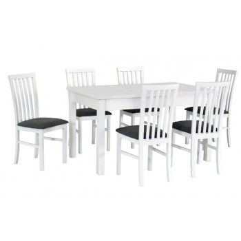 Zestaw 30 stół Modena 1+krzesła Milano 1 Drewmix